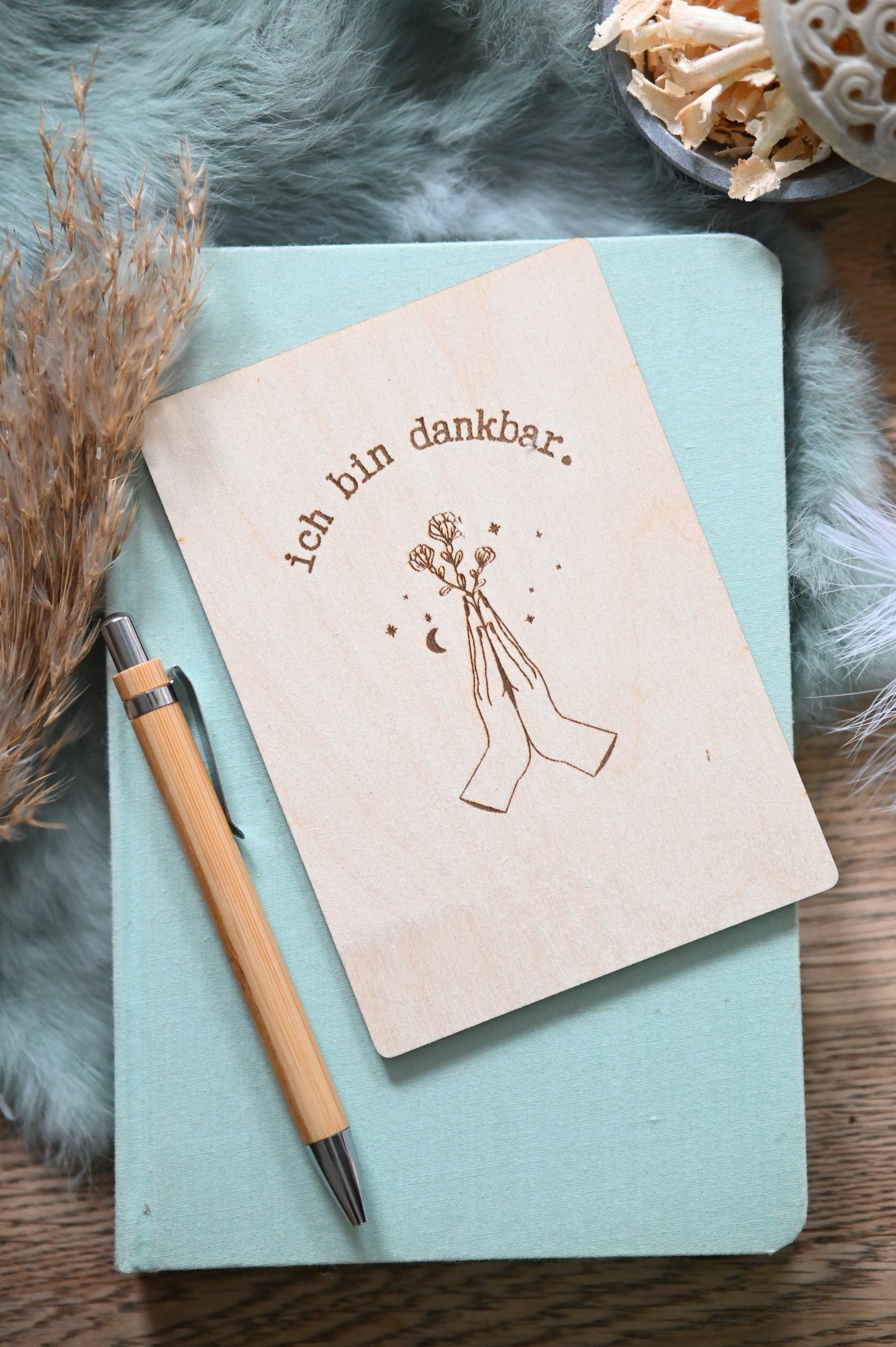 pure. affirmation | Holzkarte