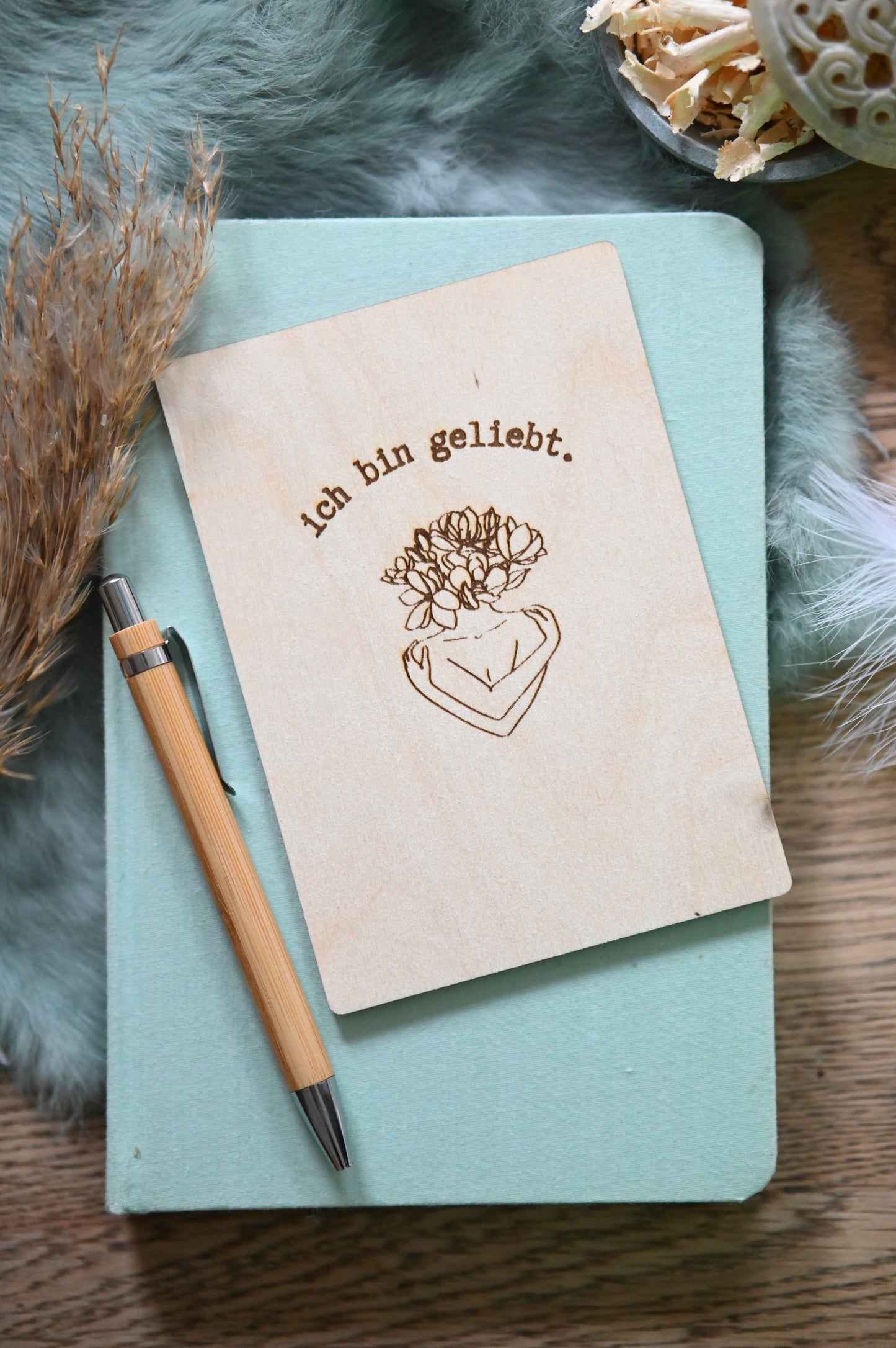 pure. affirmation | Holzkarte