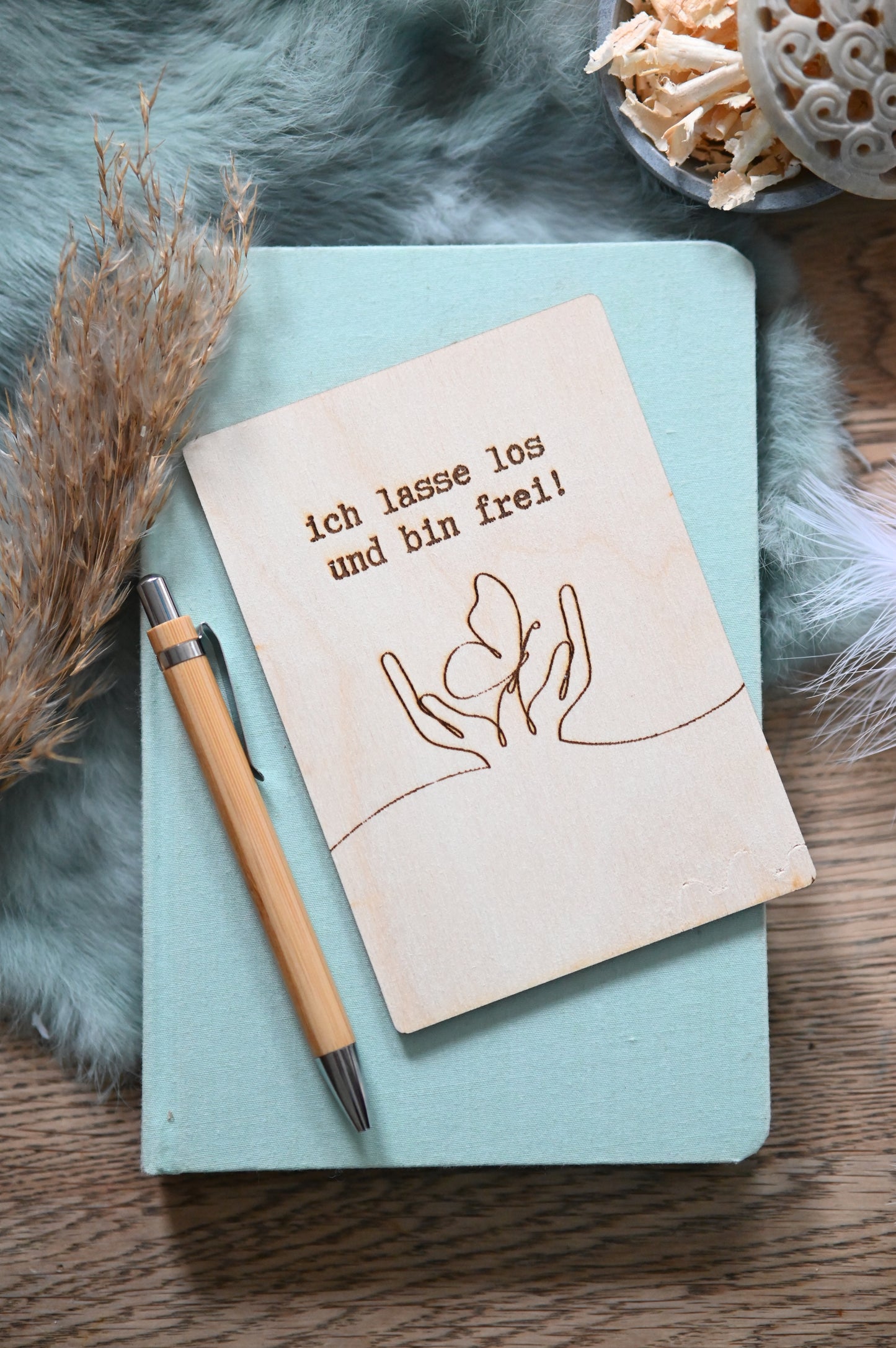 pure. affirmation | Holzkarte