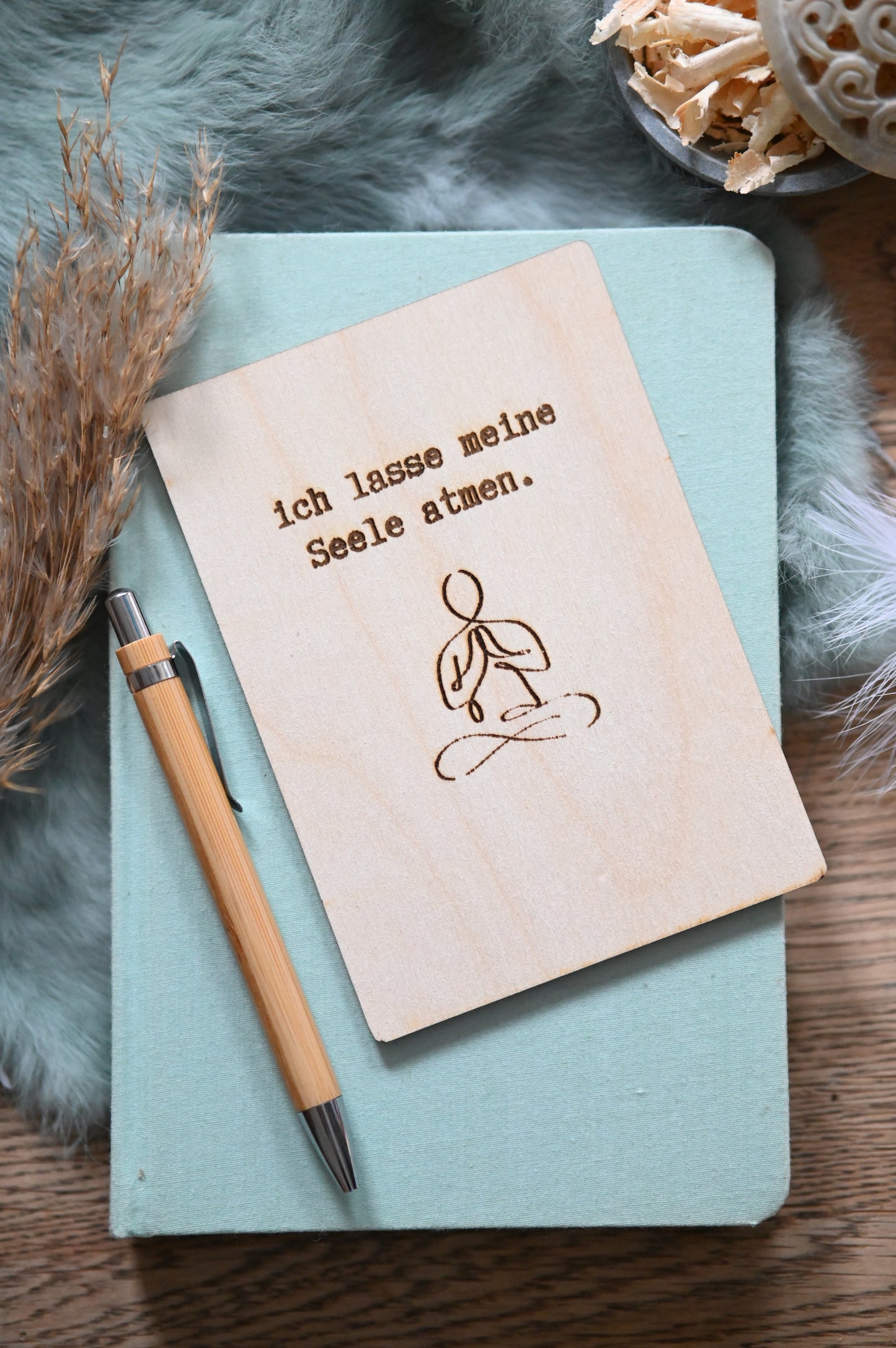 pure. affirmation | Holzkarte