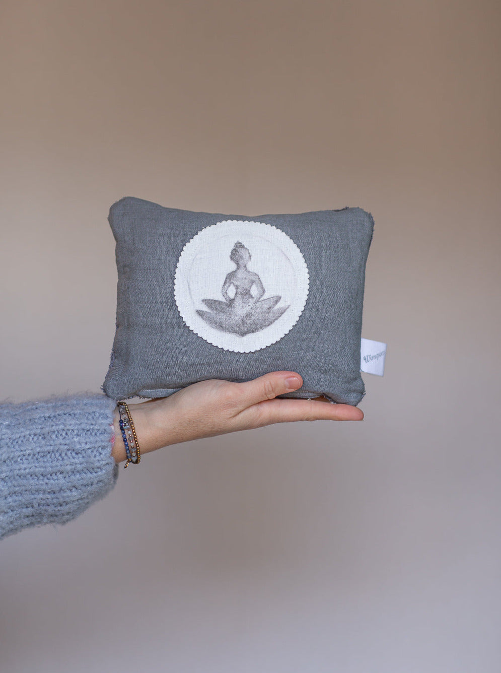 Zirbenkissen mit Motiv | 'Buddha'