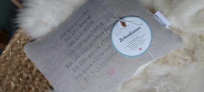 pure. affirmation Zirbenkissen | Ich bin geliebt. Ich bin mutig. Ich bin stark. Ich bin...