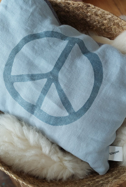 pure. affirmation Zirbenkissen | peace (Zeichen)