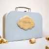 Geschenkkoffer mit Namen - Motiv Wolke - Farbe blau - 2
