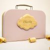 Geschenkkoffer mit Namen - Motiv Wolke - Farbe rosé / rosa - 2